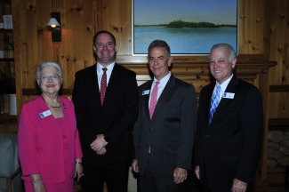 Mary Cone, Tom Essaye of The Sevens Report, Bill Penney, and Jim Stanley